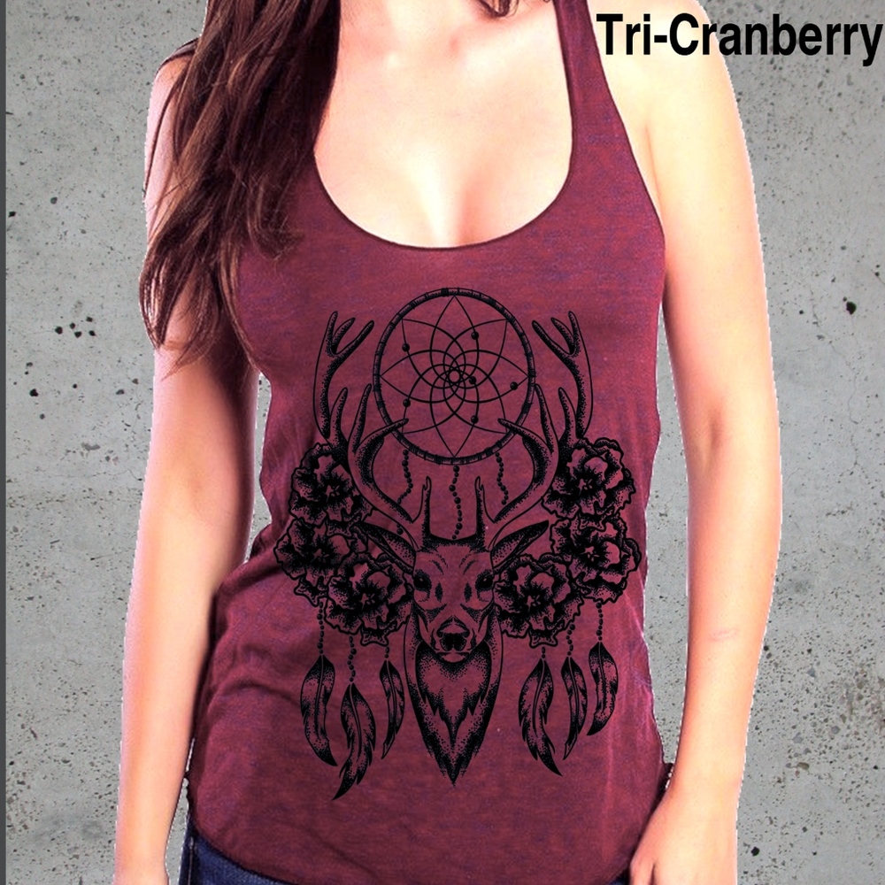 Deer Elk Tank Top Shirt American Apparel Racerback